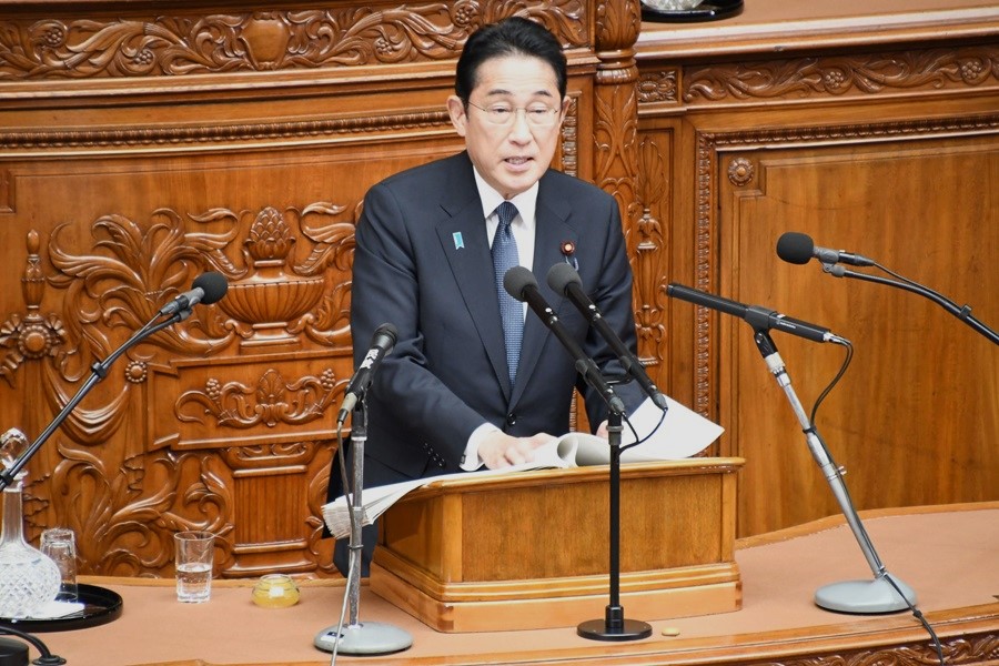 Prime Minister KISHIDA Fumio's address on policy — The 212th Extraordinary Session of the Diet —: Click on the picture to display topic details.