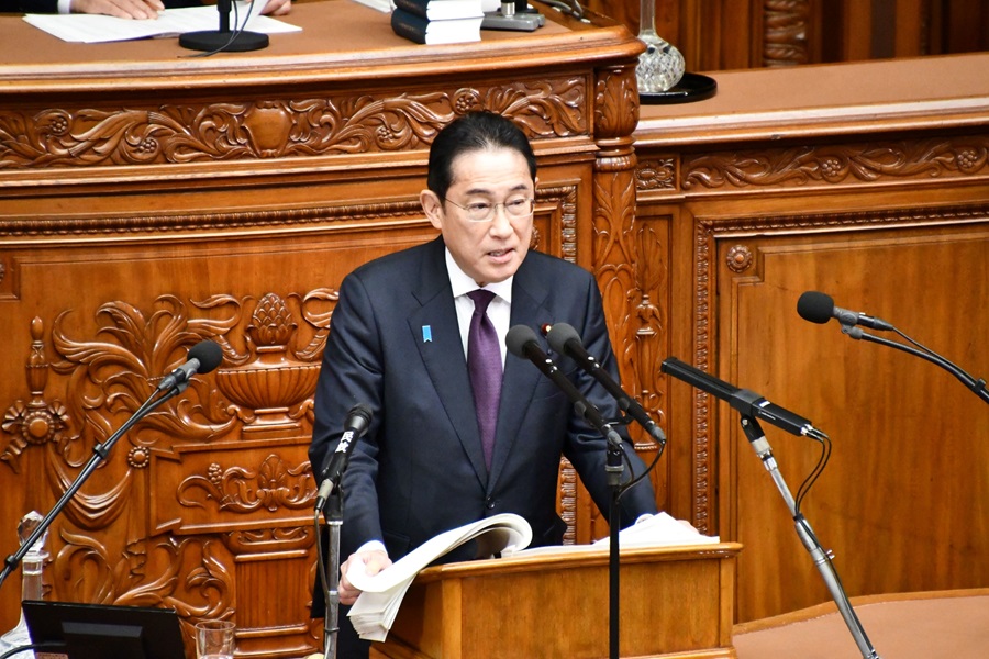 Prime Minister KISHIDA Fumio's address on general policy — The 213th Ordinary Session of the Diet —: Click on the picture to display topic details.