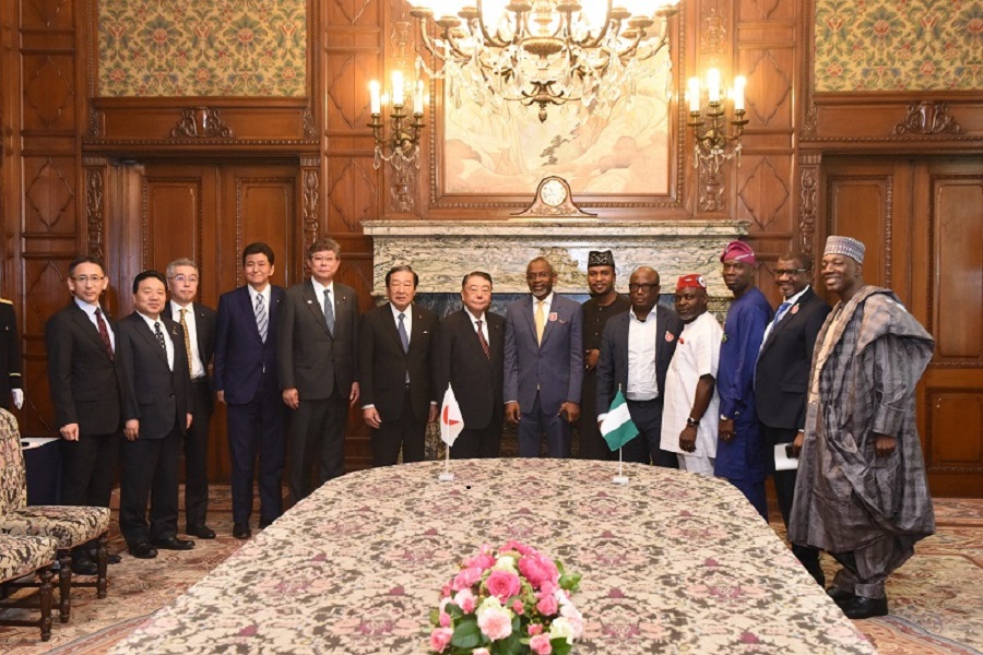 Speaker of the Nigerian House of Representatives visits Speaker Oshima: Click on the title or picture to display topic details.