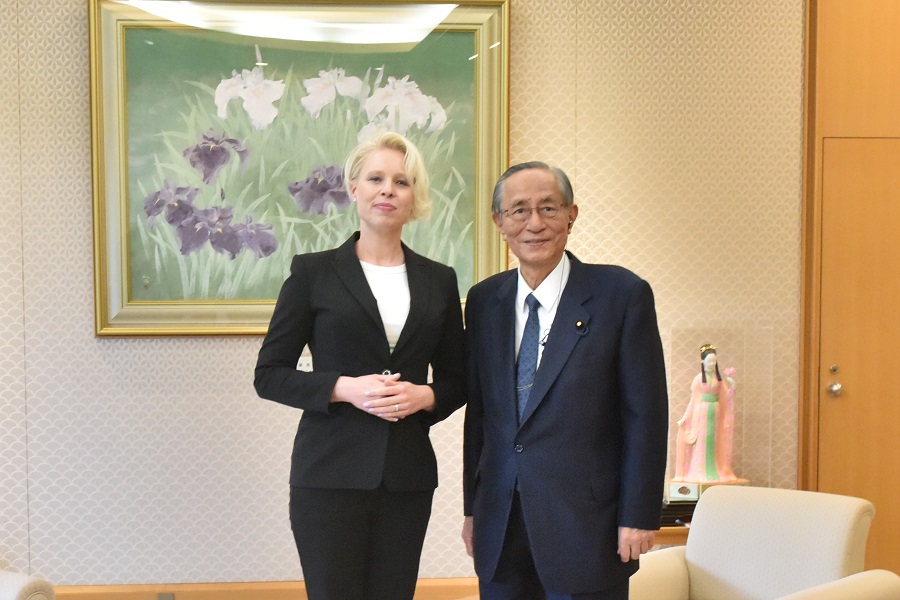 President of the Slovenian National Assembly visits Speaker Hosoda: Click on the title or picture to display topic details.