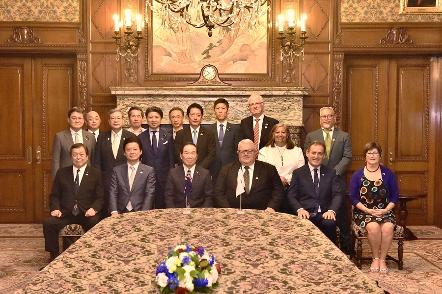 New Zealand Speaker visits Speaker Nukaga: Click on the title or picture to display topic details.