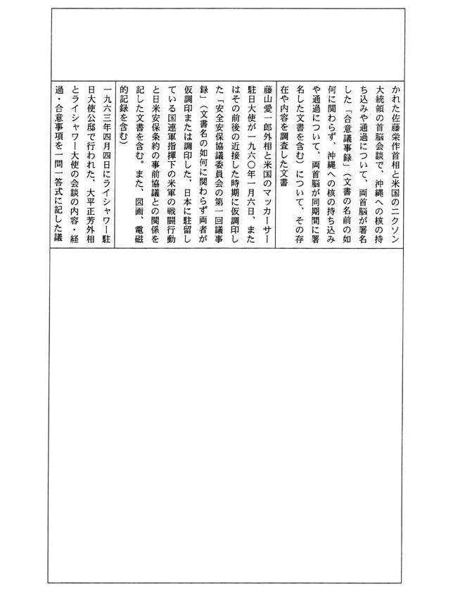 別表四 一の(4)でお尋ねの平成一四年三月三一日までに不服申立てを受け付け、同年四月一日までに諮問を行っていなかった事案及びその理由(20/109)