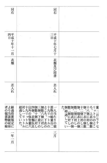別表六
