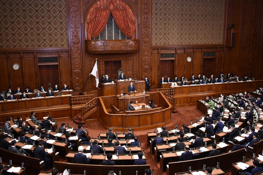 Prime Minister KISHIDA Fumio's address on general policy — The 211th Ordinary Session of the Diet — 1:Click on the picture to enlarge it.