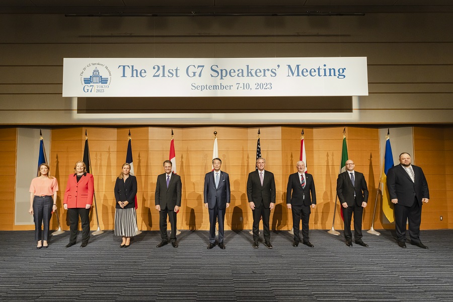 The 21st G7 Speakers' Meeting 1:Click on the picture to enlarge it.