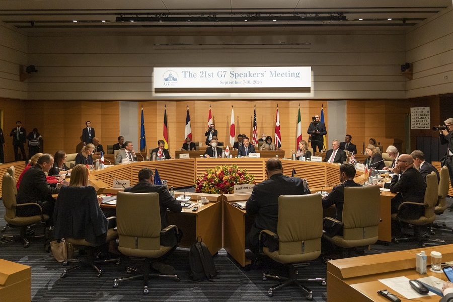 The 21st G7 Speakers' Meeting 3:Click on the picture to enlarge it.