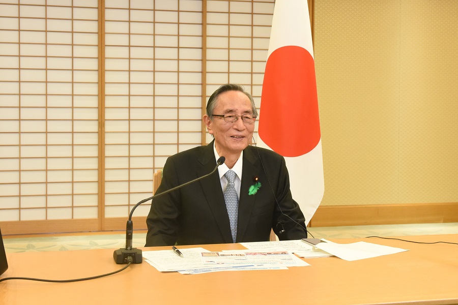 Speaker Hosoda's video meeting with President of the Lao National Assembly: Click on the picture to display topic details.