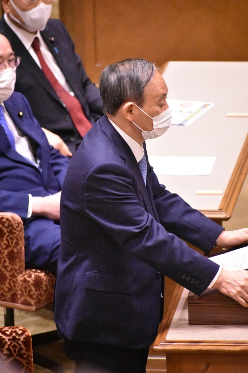 菅内閣総理大臣の写真　クリックすると拡大写真がご覧いただけます