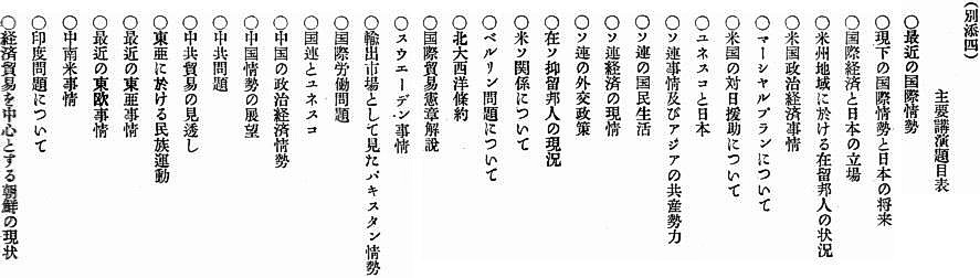 別添4:主要講演題目表